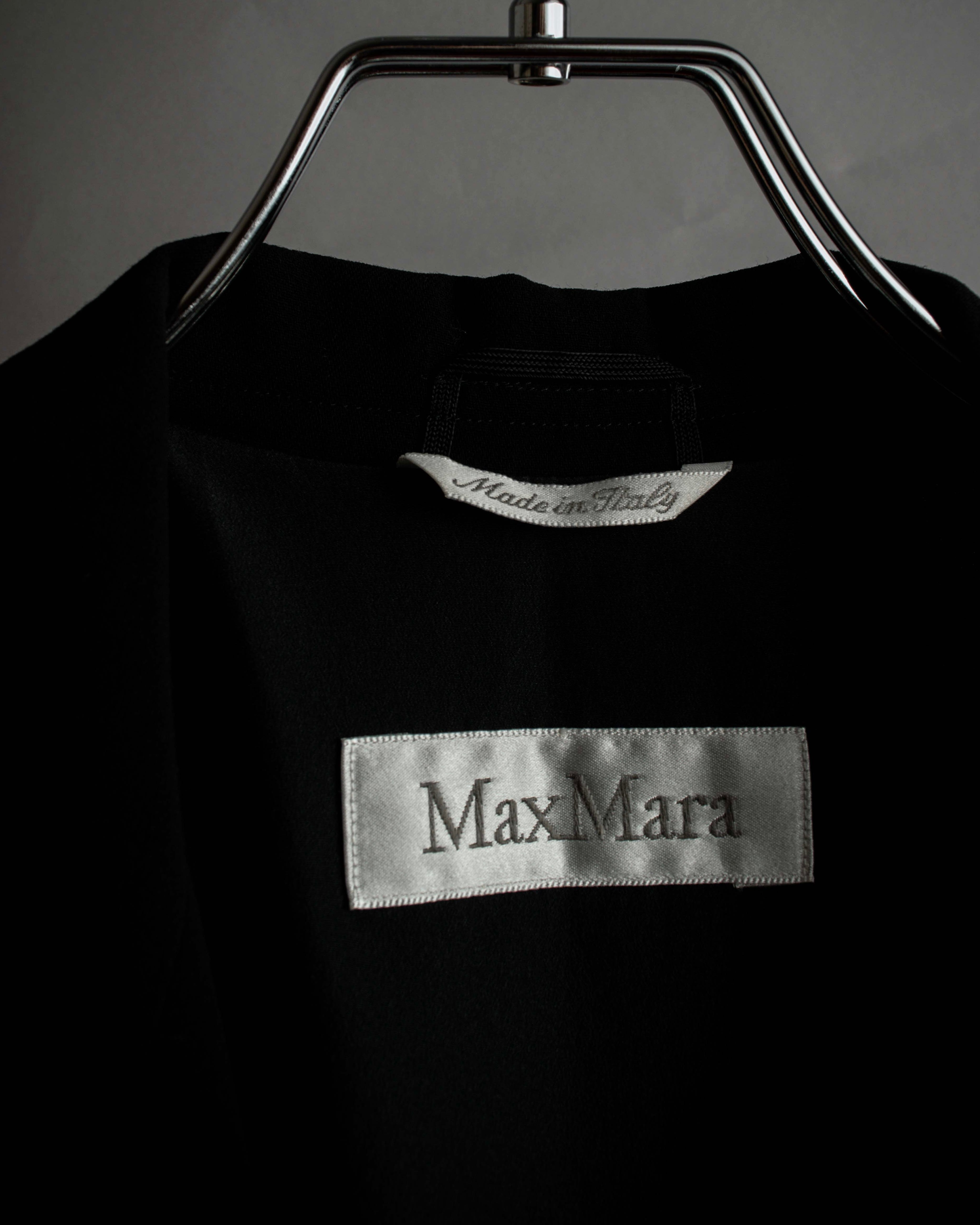"Max Mara" Draping detail wrap skirt set up