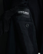 "GIORGIO ARMANI" 90’s pinstripe soft-tailored suit set