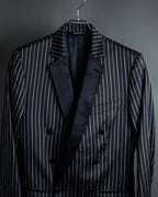 "Dolce & Gabbana" Silk design double-breasted tailored jacker