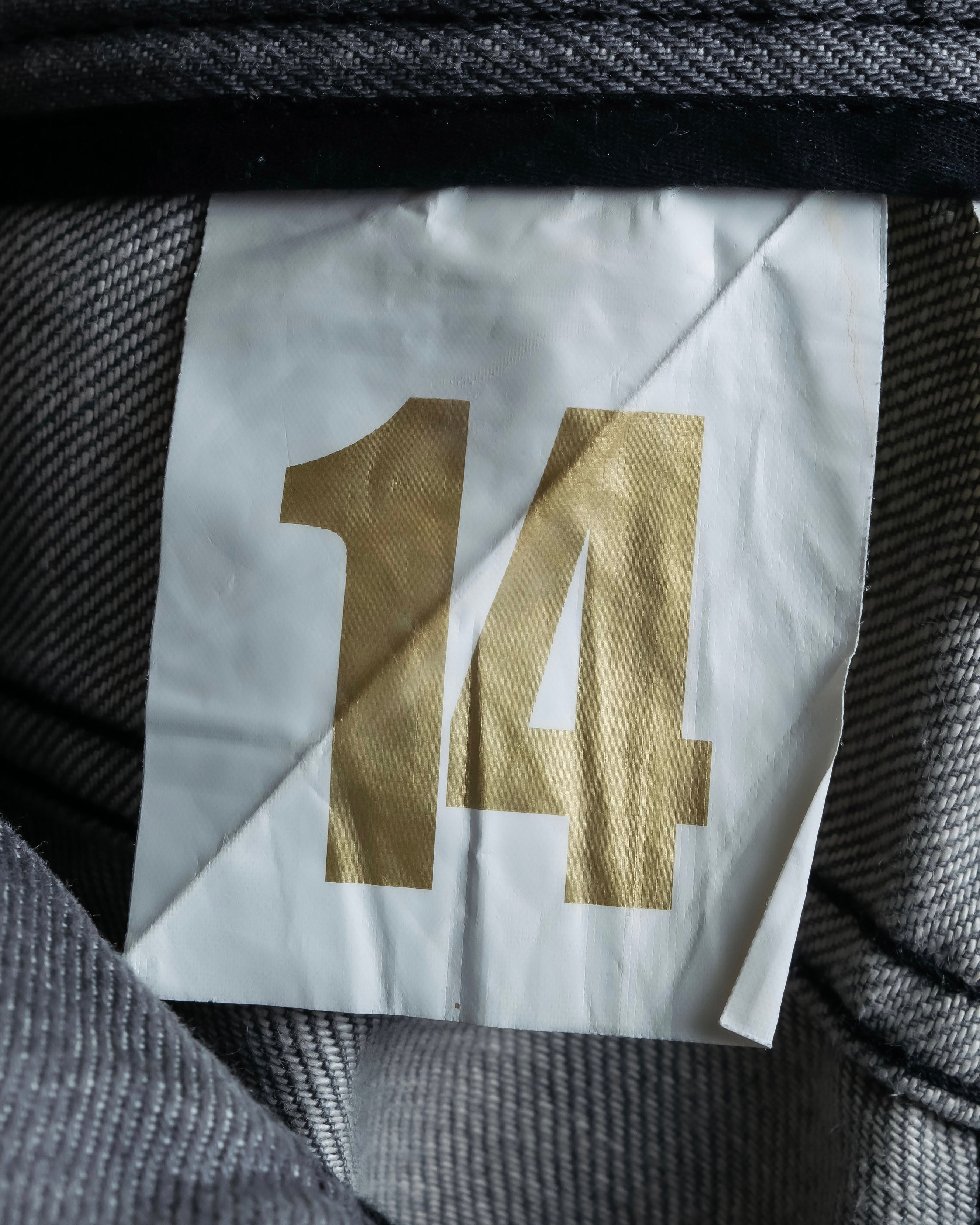 "Dolce &amp; Gabbana"Faded design gray denim pants