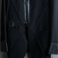 "GIORGIO ARMANI" Riders detail leather switching jacket