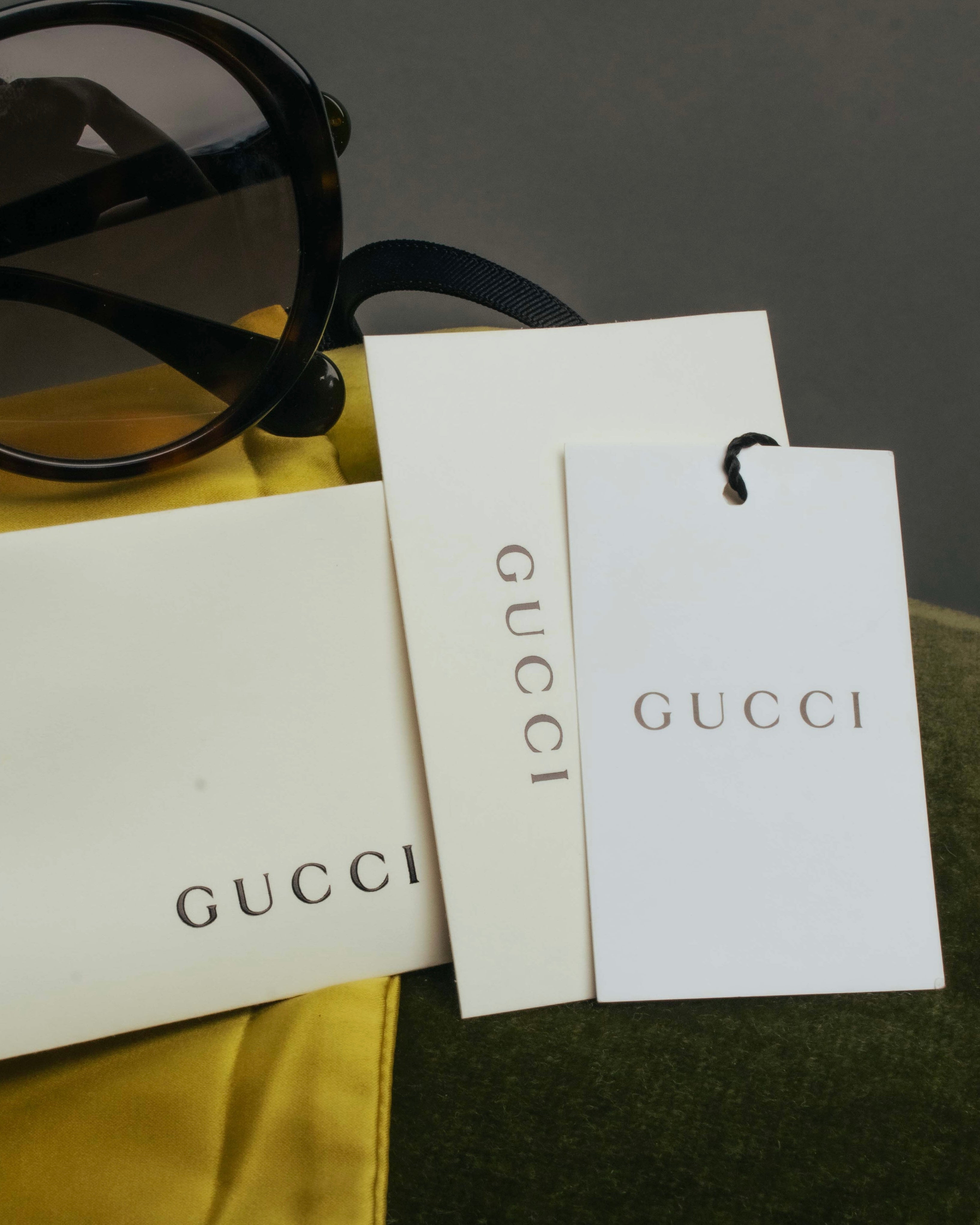 "GUCCI" 2010's Tortoiseshell oversized sunglasses