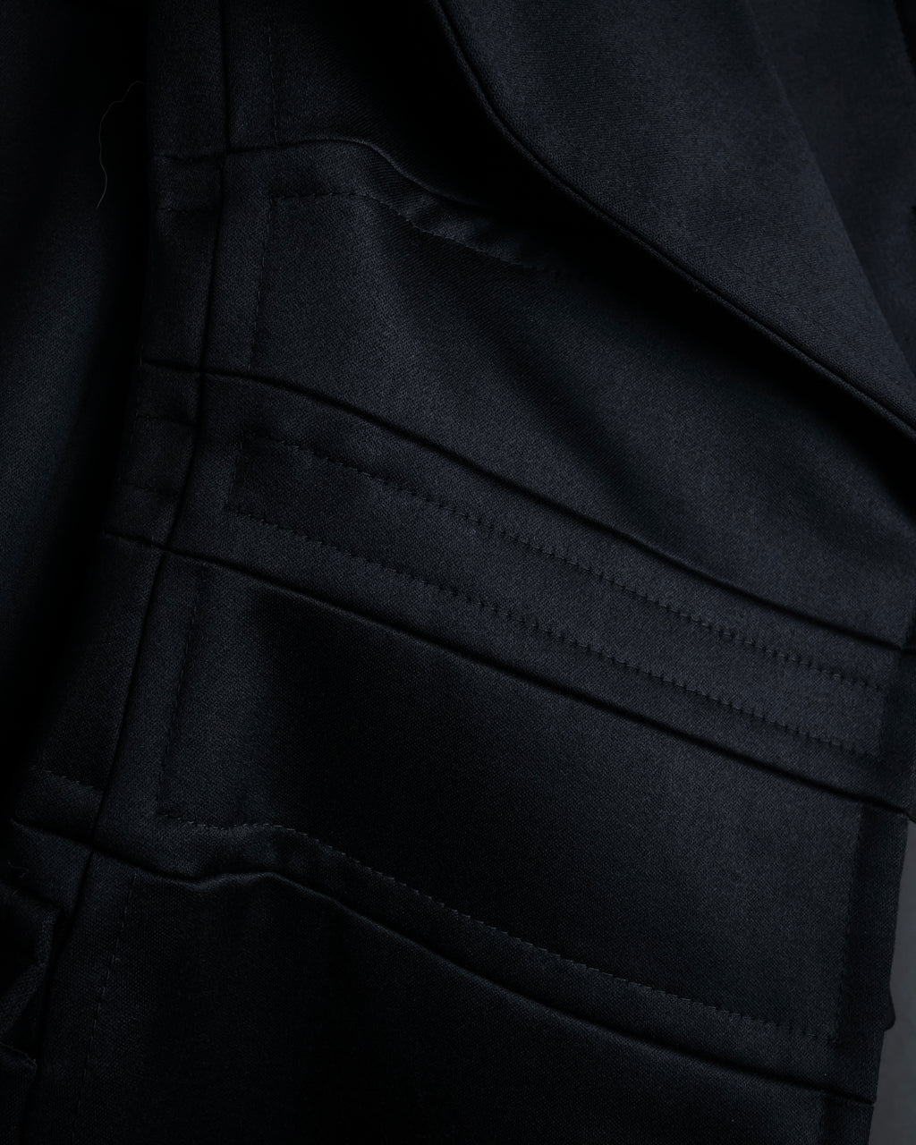 -SPECIAL- "YVES SAINT LAURENT rive gauche" 03 year Tom Ford period corset design long coat