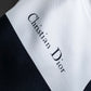 "Christian Dior" 100% silk initial logo print large scarf