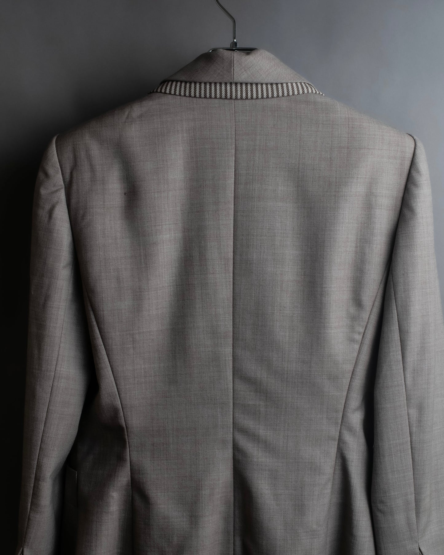 "Christian Dior" Double shawl collar design tailored jacket