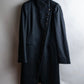 "GUCCI" Asymmetrical front detail high neck coat