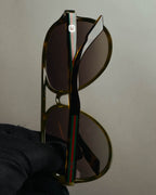 "GUCCI" 00's-10's Iconic aviator sunglasses
