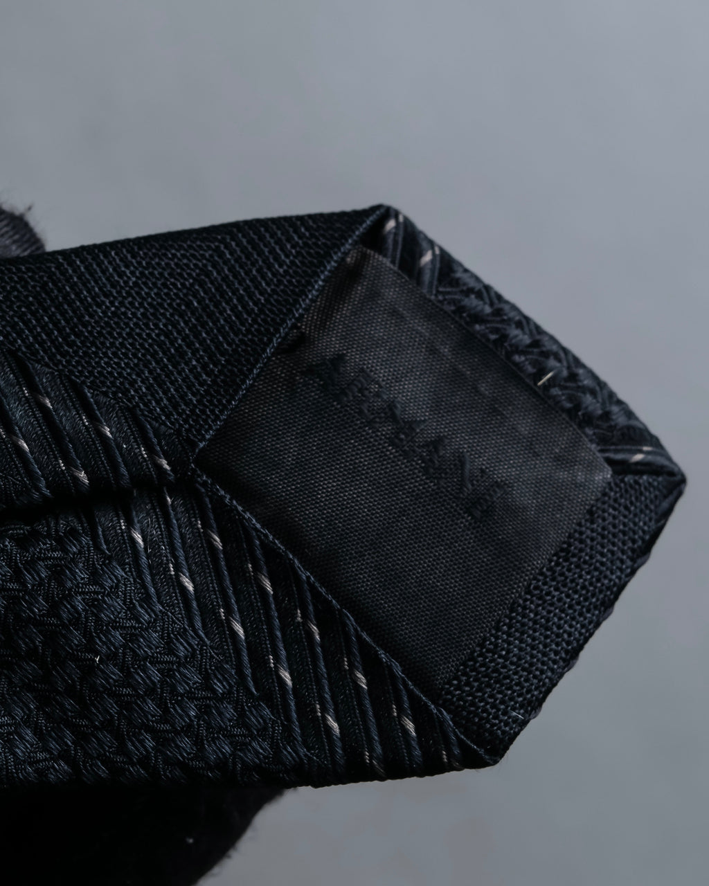 "GIORGIO ARMANI" Mixed material striped necktie