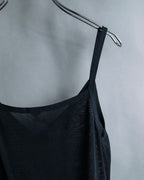 "HERMES" Sheer rayon mode style camisole