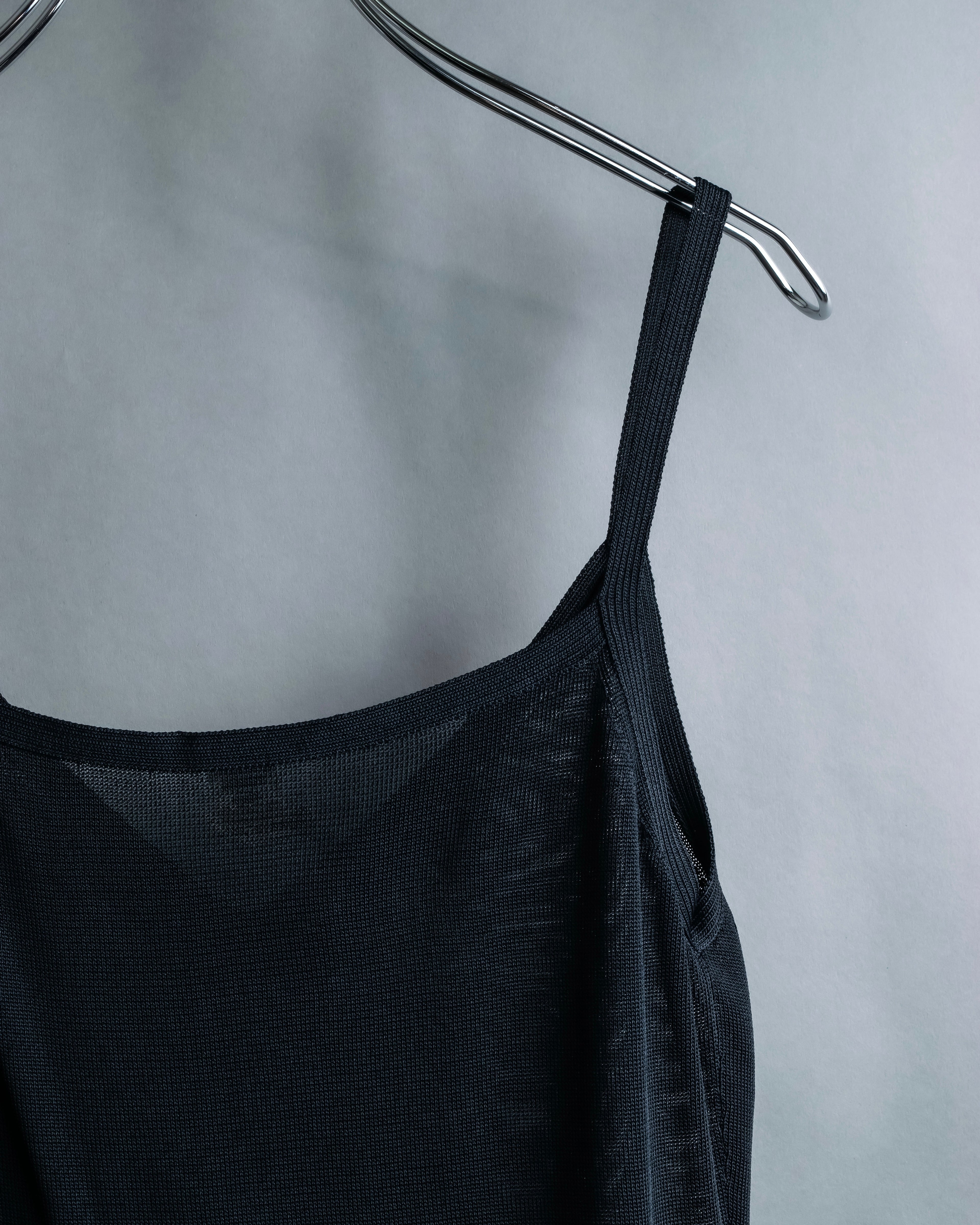 "HERMES" Sheer rayon mode style camisole
