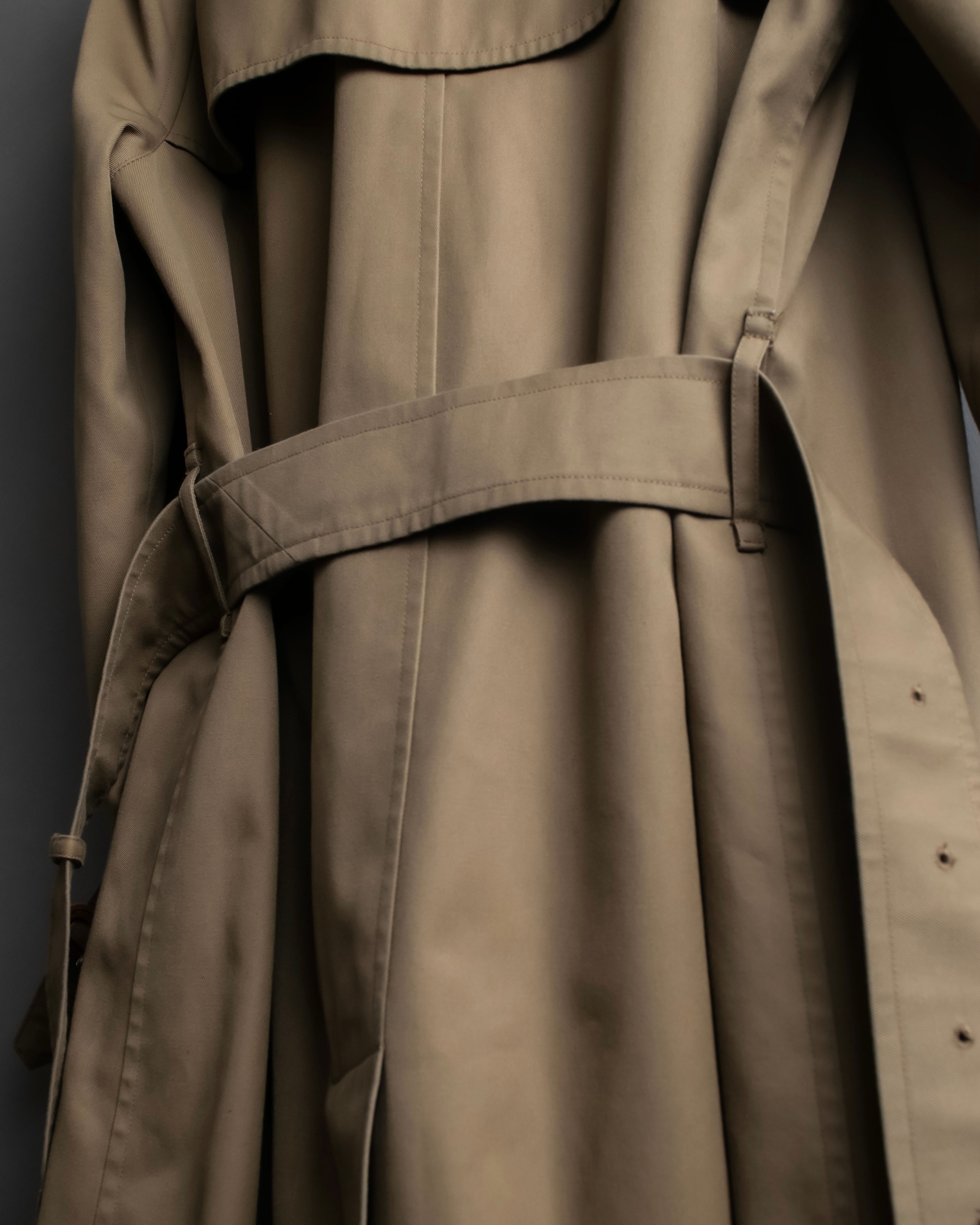 "Burberrys" Water-repellent cotton soutien colour trench coat