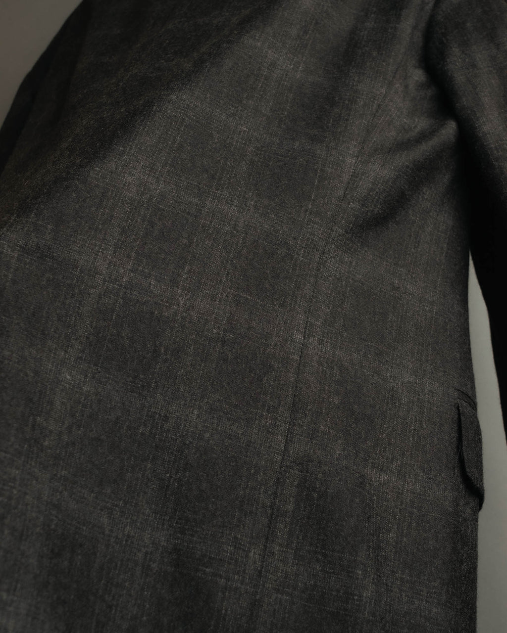 “PRADA” 90’s-00’s Wool cashmere checked tailored jacket