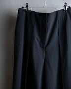 "LOEWE" Deep pleat tapered draped slacks