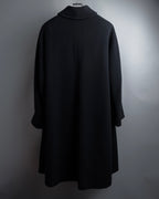 "Valentino Garavani"Shawl collar A-line silhouette long coat