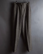 "BROOKS BROTHERS" Melange tweed three-piece suit