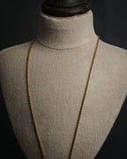 “Christian Dior” 90’s Dune charm long necklace