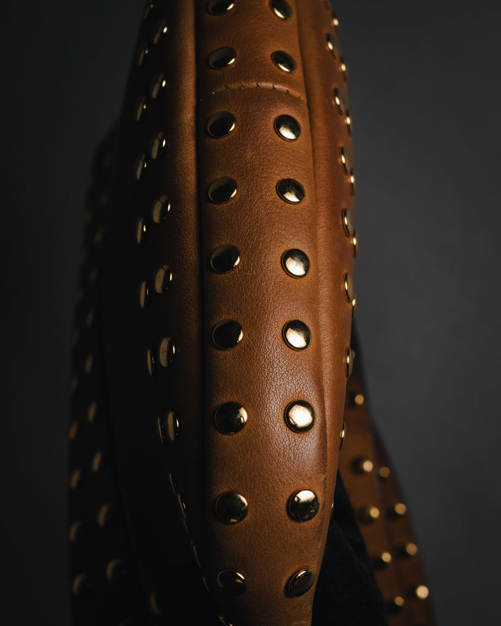 "MARNI" 2010’s-20’s studded leather shoulder bag