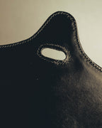 "GUCCI" 60's-70's Glossy lizard embossed leather shoulder bag