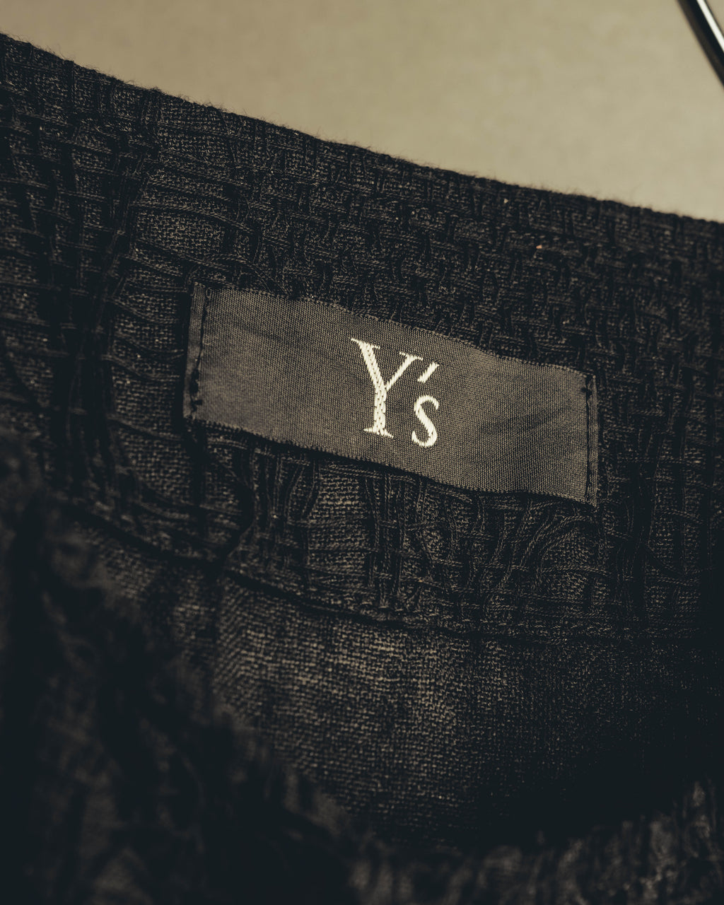 -SPECIAL- "Y's" 21SS Textured sleeveless long vest