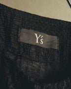 -SPECIAL- "Y's" 21SS Textured sleeveless long vest