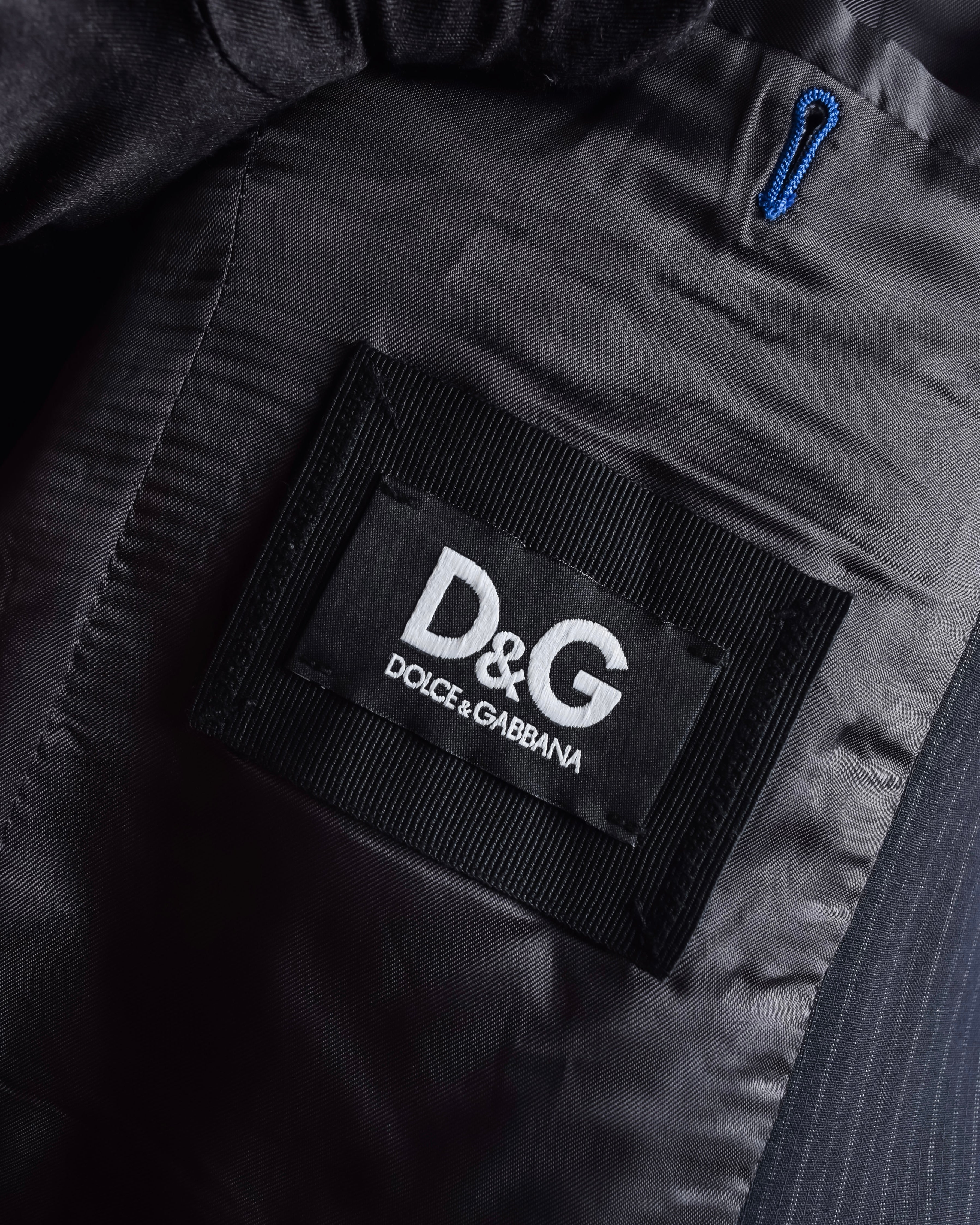 "Dolce & Gabbana" Italian tailoring stripes set up