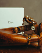 "Christian Dior" 20's Iridescent mother of pearl charm bracelet
