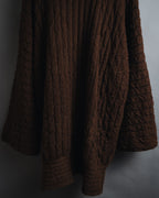 "Salvatore Ferragamo" 00’s Cashmere blend shawl-collar knit cardigan