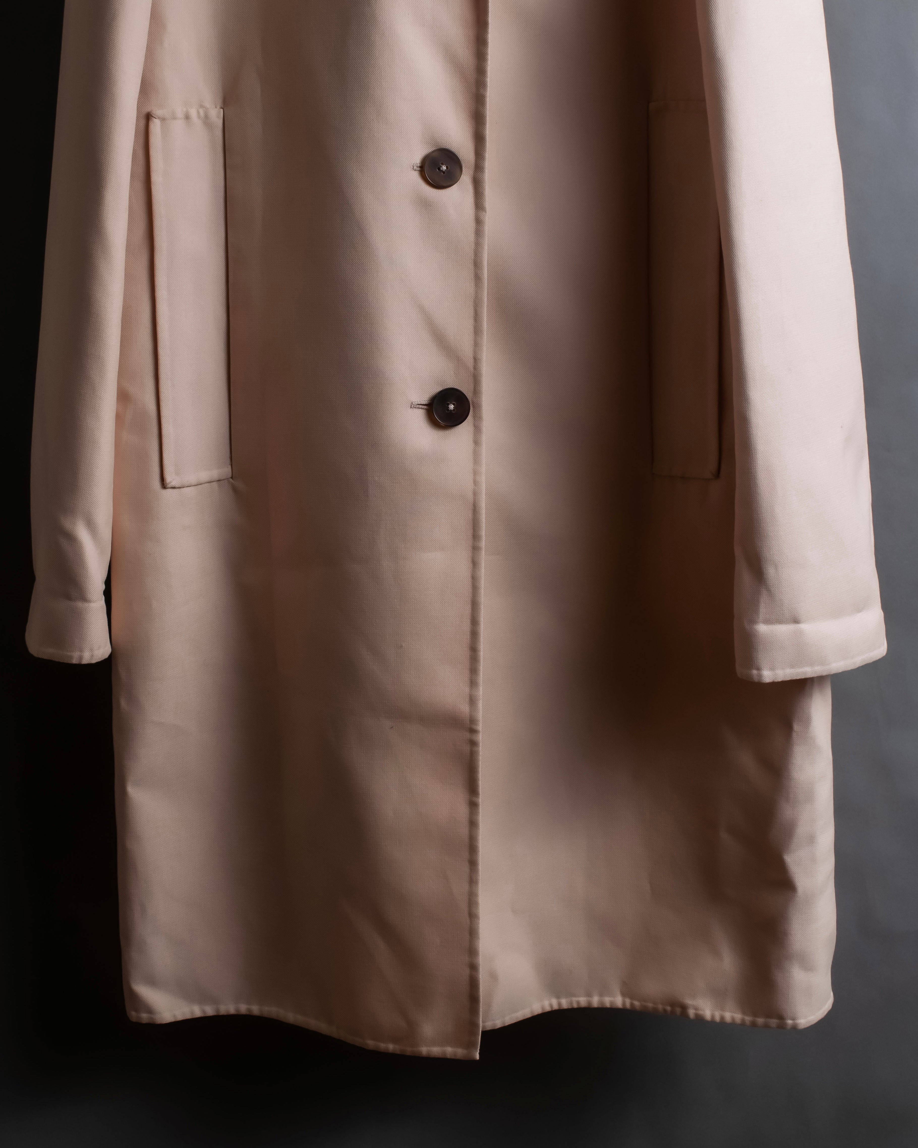 "JIL SANDER" Pink beige color spring coat