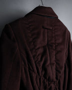 -SPECIAL- "JEAN PAUL GAULTIER"
 1990's-00's Gathered tuck shape design long coat