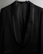 "BALENCIAGA" Structured tailored shawl collar jacket