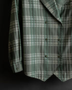 "BURBERRYS" Mint green check pattern skirt type set up