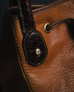 "LOEWE" 90’s drawstring leather bucket bag