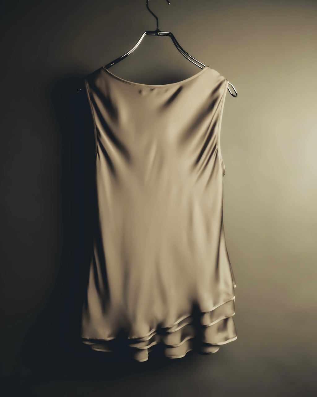 "GIORGIO ARMANI" 90's-00's Draped silk sleeveless top and skirt set