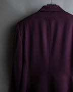 "JEAN PAUL GAULTIER FEMME"
 Beautiful purple color shaped wool tailored jacket