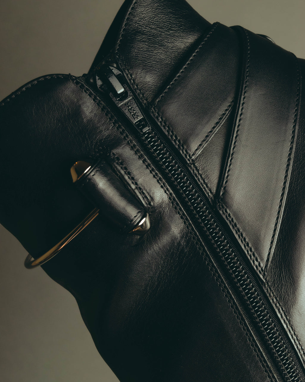 -SPECIAL- “BALENCIAGA” 2014-16’s Metal bar leather ankle boots