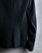 "PRADA" Waist shaped zipper jacket