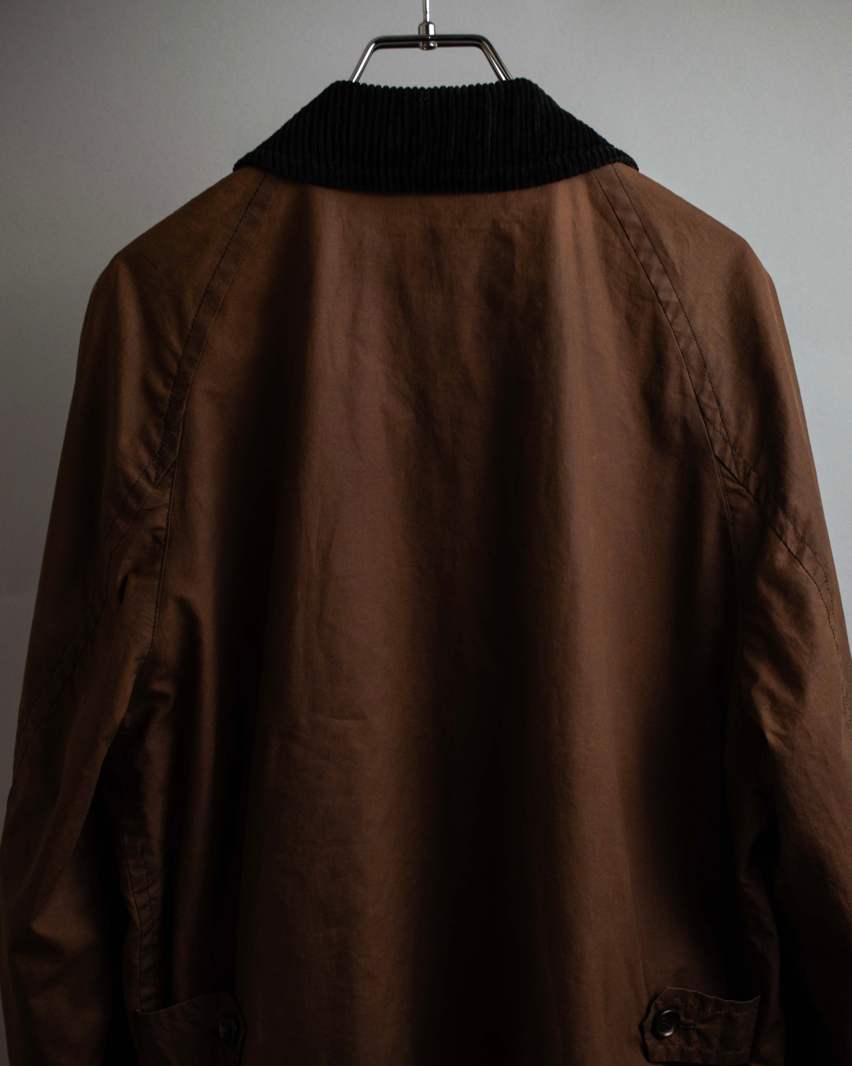 "COMME des GARCONS HOMME"
03AW corduroy collar design stand collar long coat