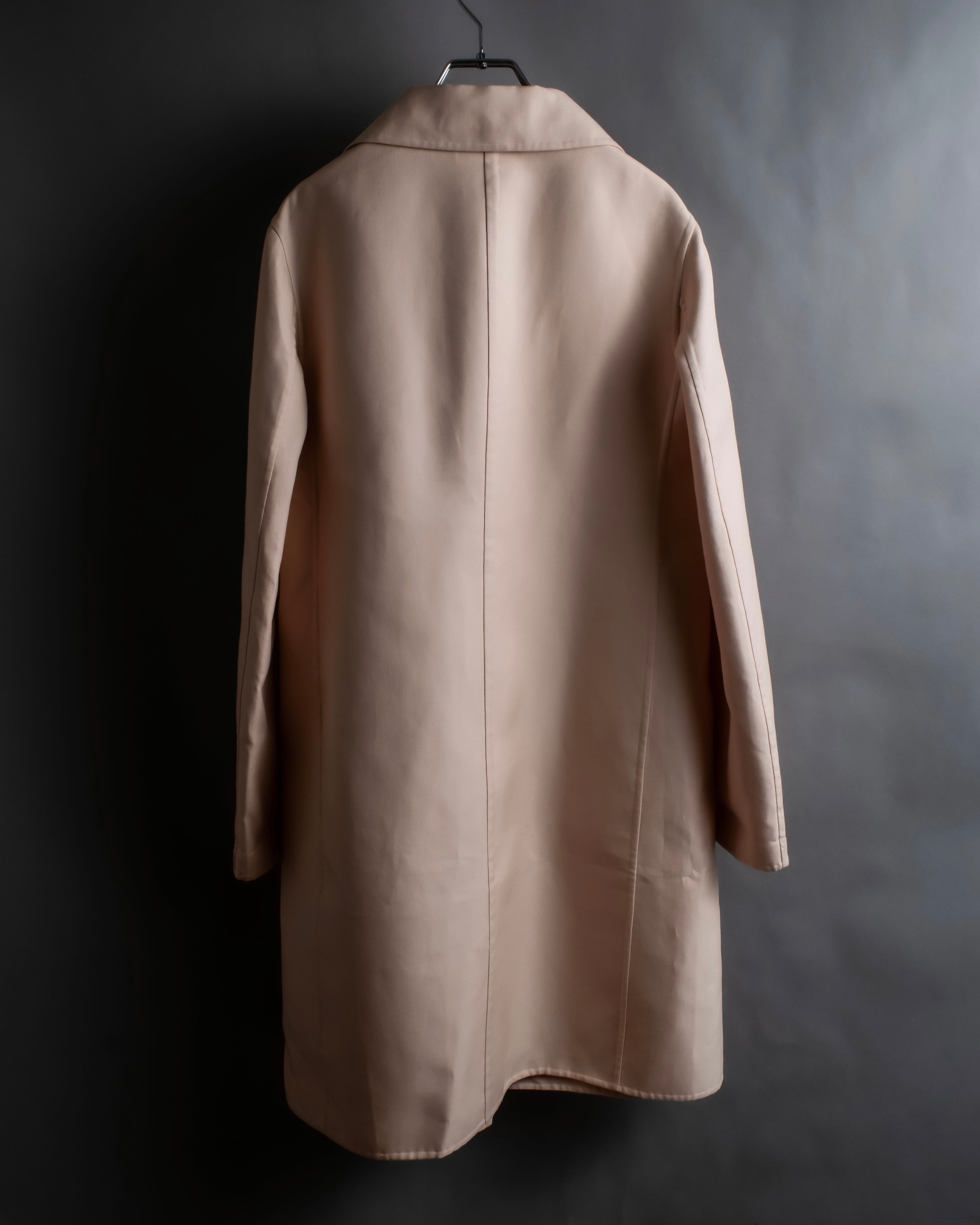 "JIL SANDER" Pink beige color spring coat