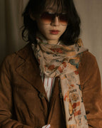 –SPECIAL– "Christian Dior"
00’s historic collage-print silk chiffon large stole