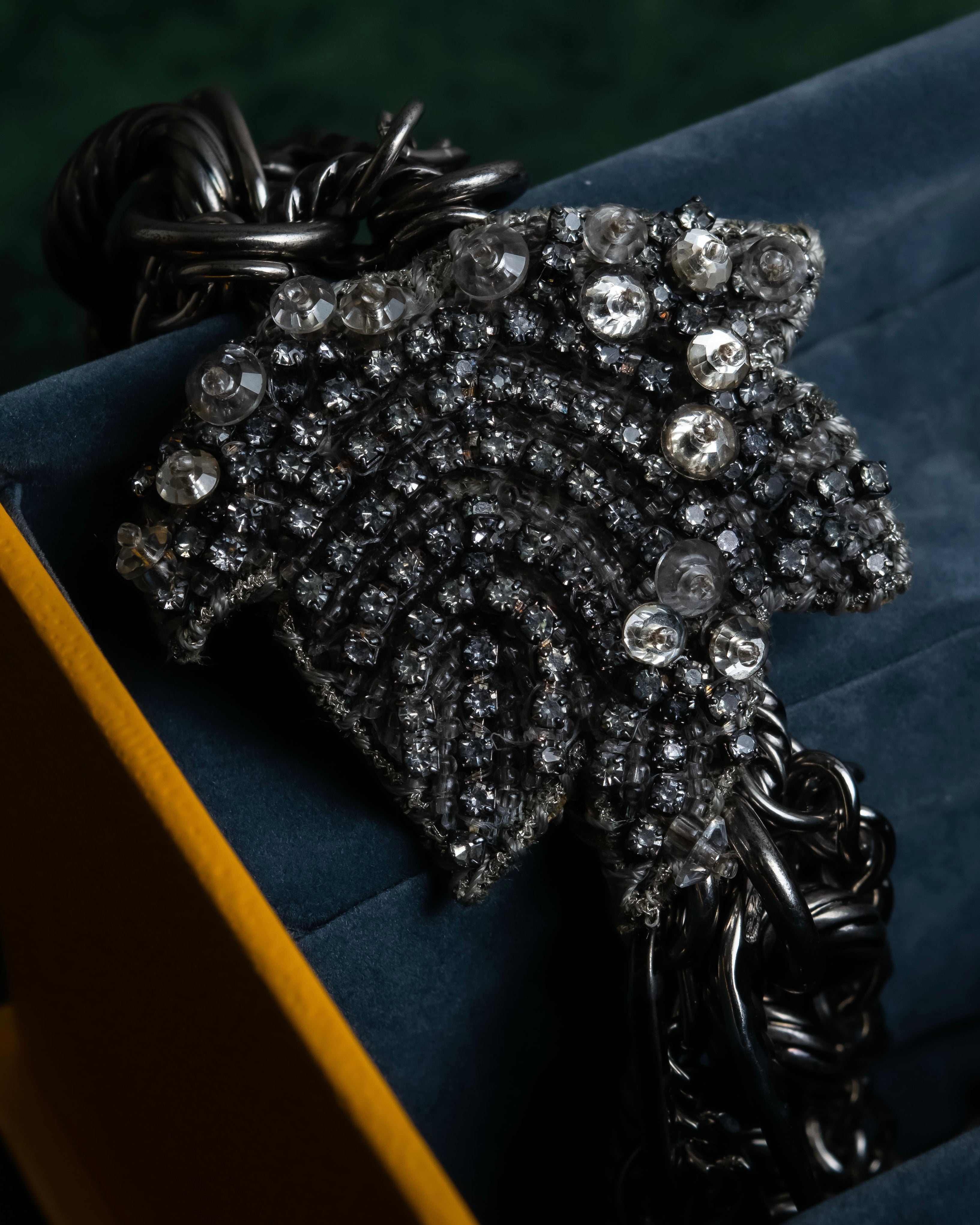 "FENDI" Star motif rhinestone bracele