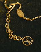 "Louis Vuitton" 2010's Gold-tone chain necklace
