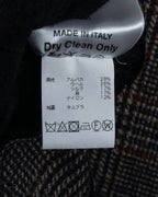 "Ernesto" Glen plaid flannel tailored jacket