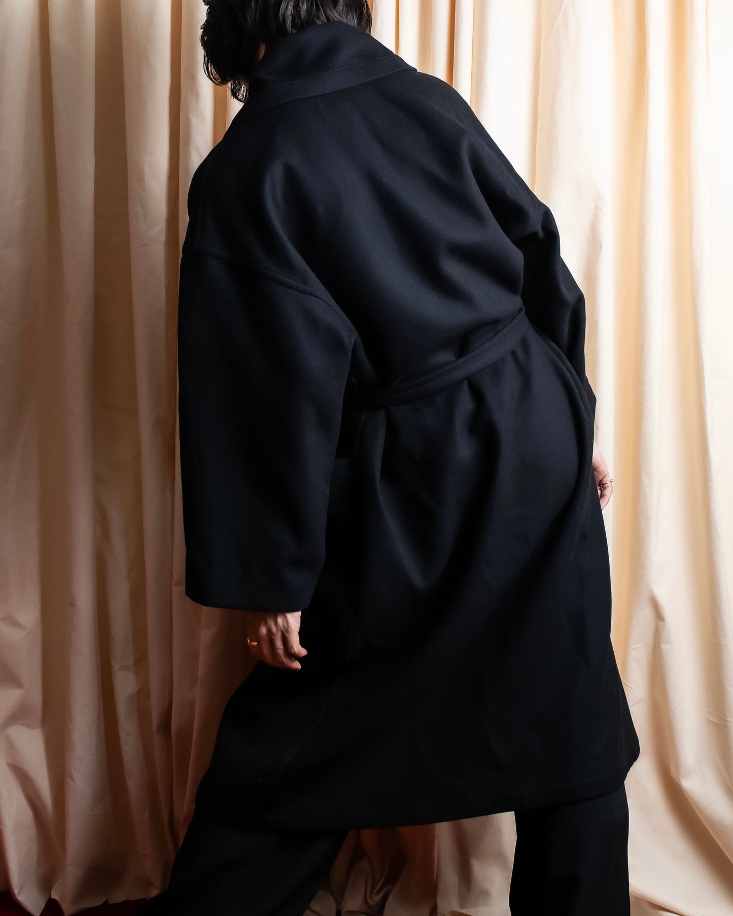 "Salvatore Ferragamo" Maxi length oversized gown coat