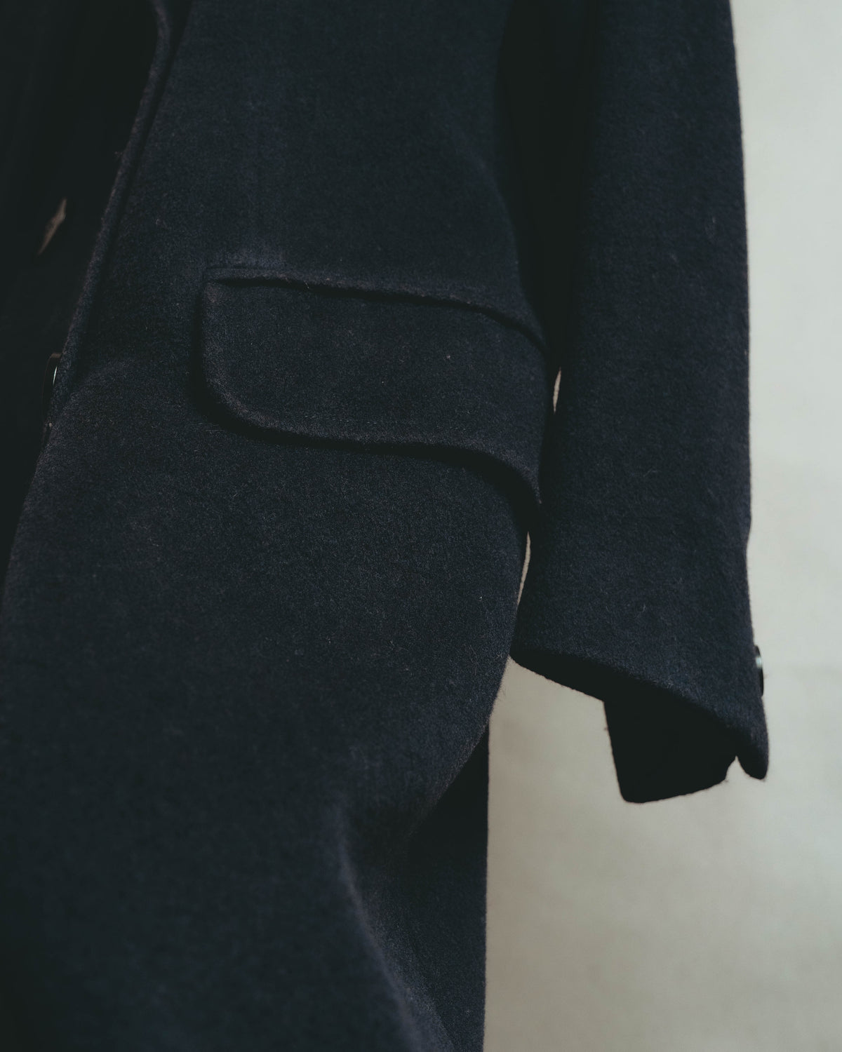 "Burberrys" 80's Classic double breasted wool cashmere maxi coat
