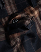 "BURBERRY" Decorative button design check pattern short pants