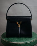 “VALENTINO GARAVANI” 80’s-90’s V clasp top handle bag