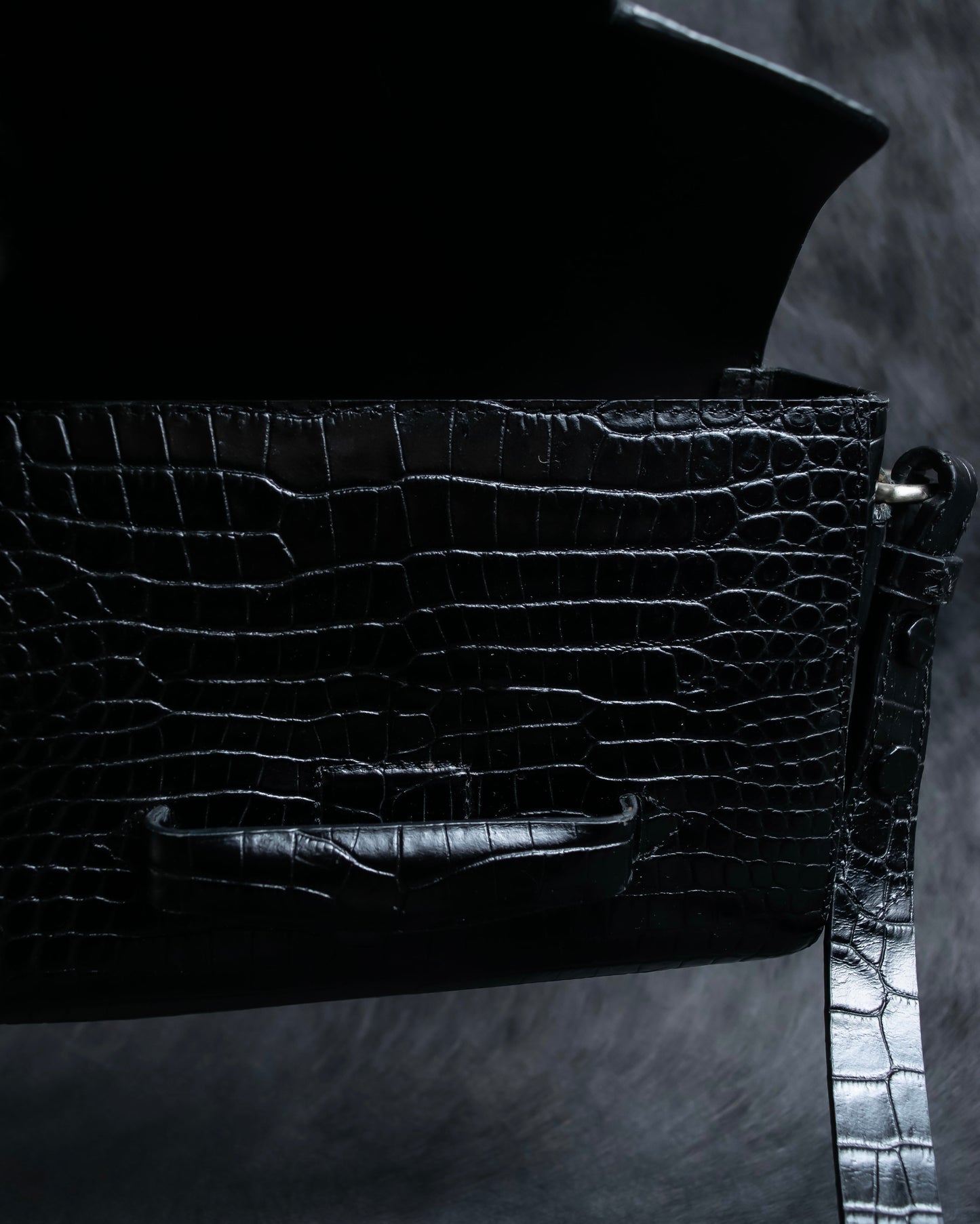 "DRIES VAN NOTTEN" Crocodile leather shoulder bag