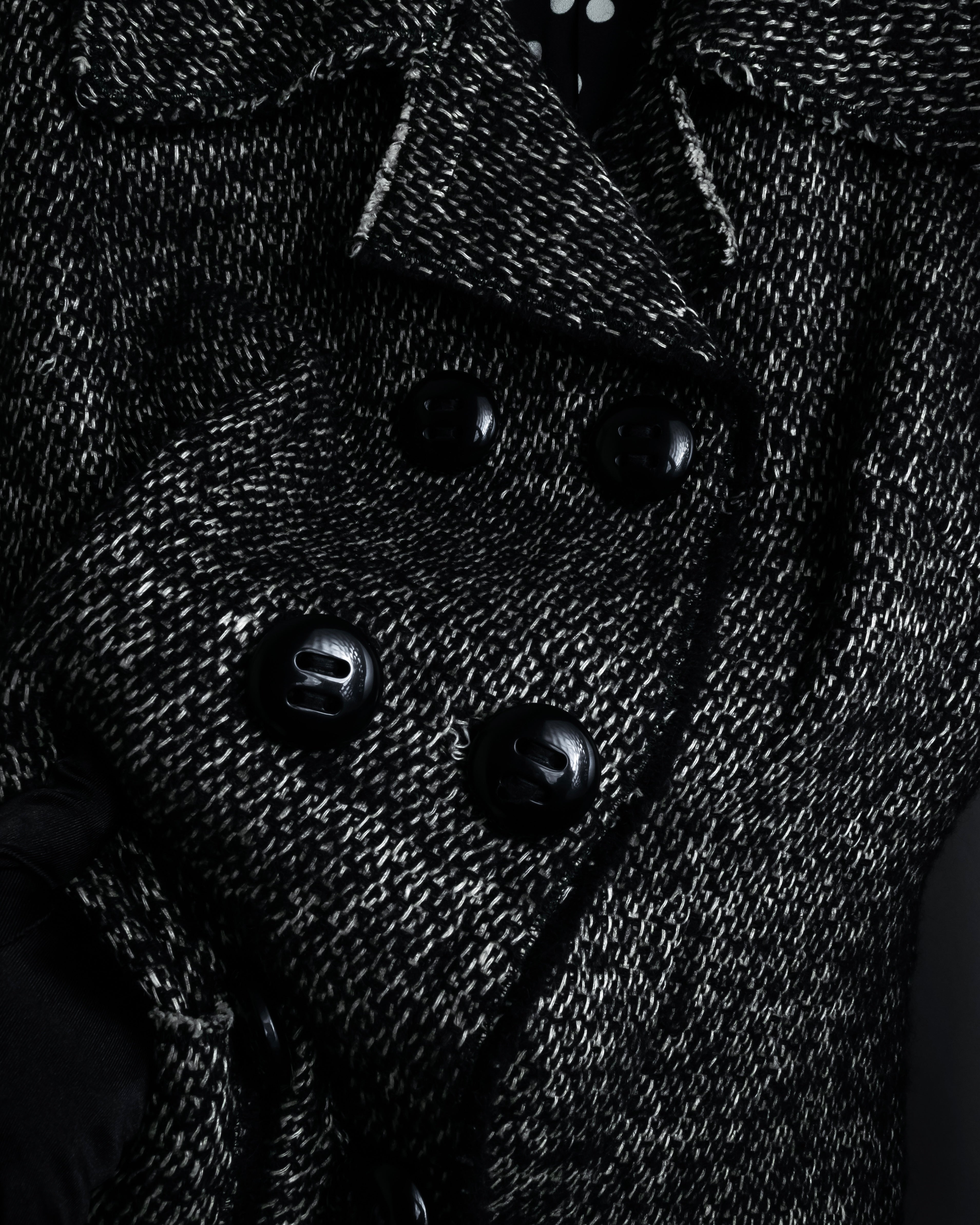 "Dolce & Gabbana" Double-breasted beautiful tweed long coat