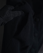 "Karl Lagerfeld" 80's-90's Round collar curvaceous coat