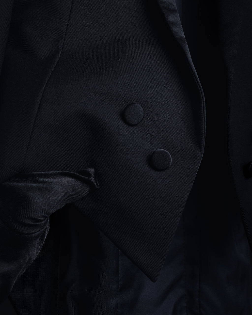 "Saint Laurent Paris" Modern tailcoat design jacket